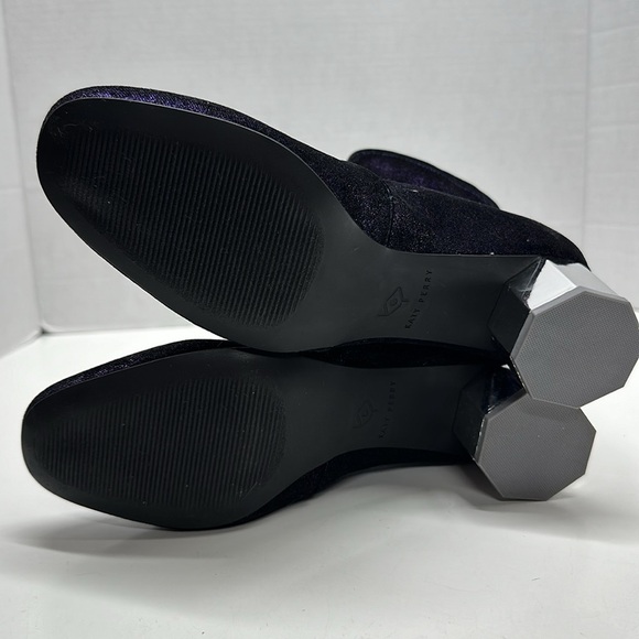 Katy Perry The Daina Ankle Boots Booties Block Heel Iridescent Purple Blue 9.5 - Picture 8 of 9